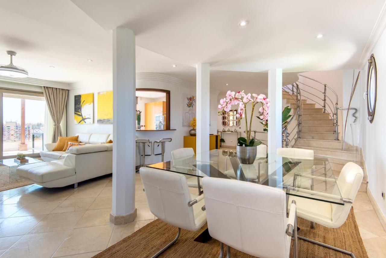 Ph Bellagio: Luxurious And Romantic Duplex Penthouse With Private Pool & Sea Views Benalmádena Kültér fotó