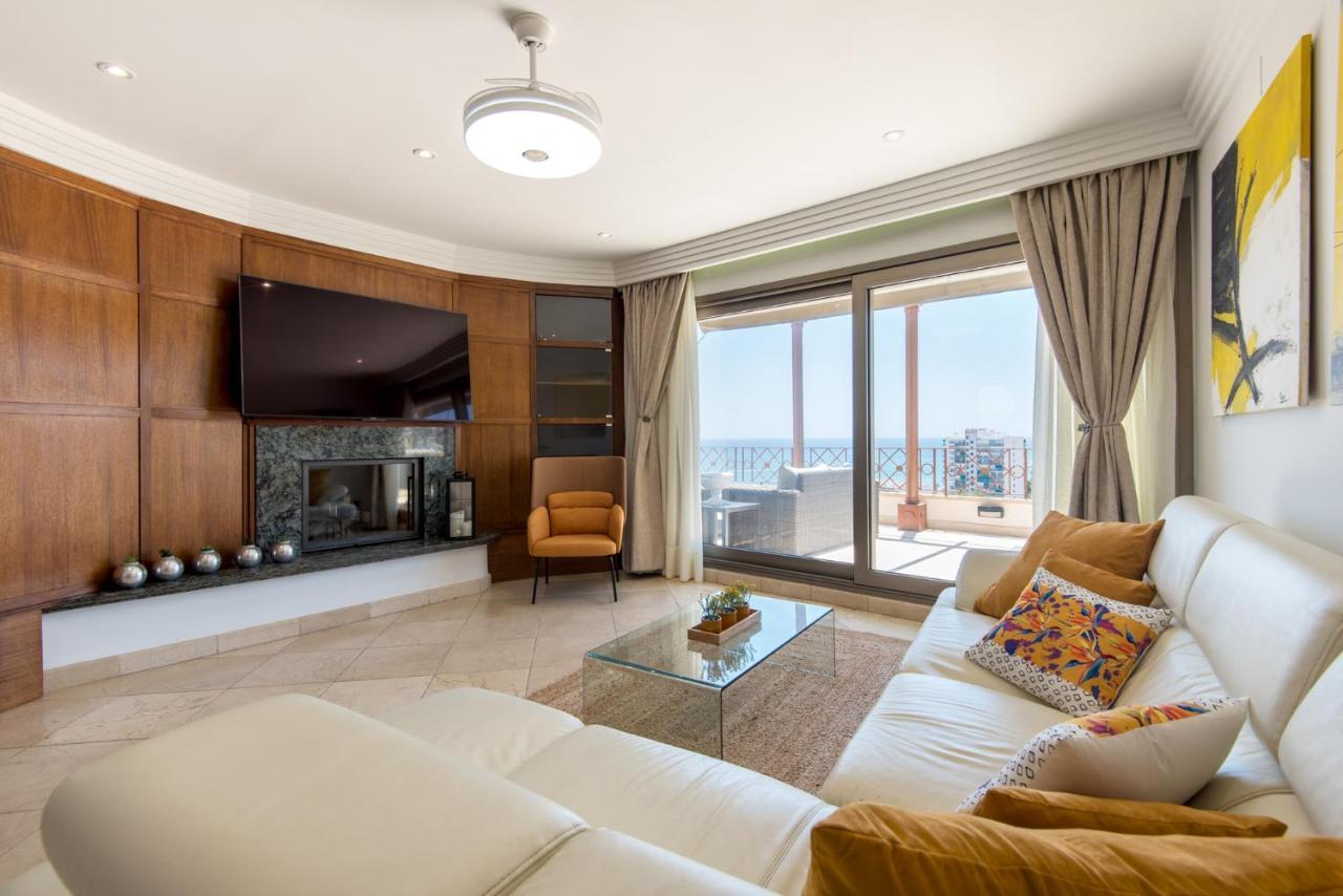 Ph Bellagio: Luxurious And Romantic Duplex Penthouse With Private Pool & Sea Views Benalmádena Kültér fotó