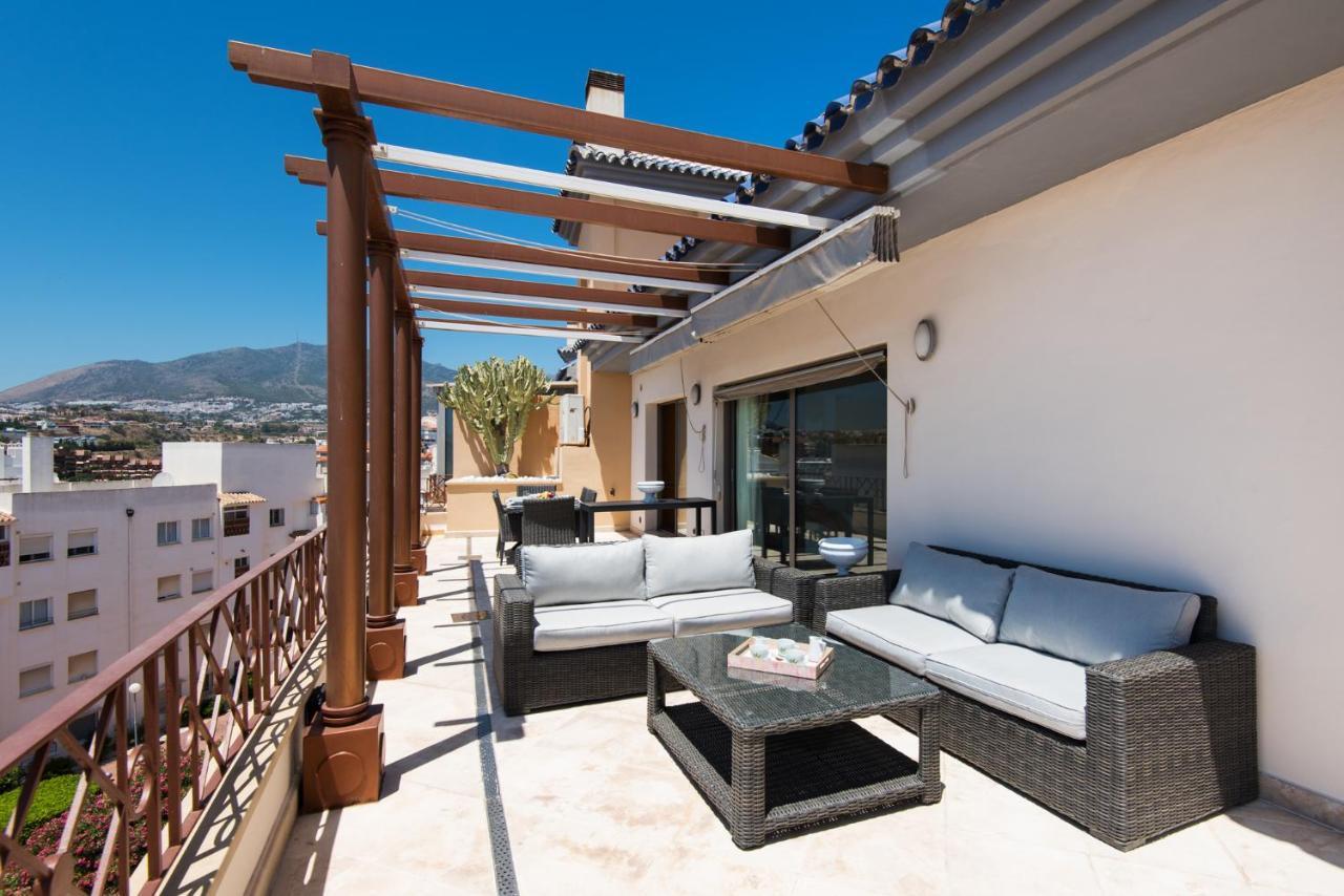 Ph Bellagio: Luxurious And Romantic Duplex Penthouse With Private Pool & Sea Views Benalmádena Kültér fotó