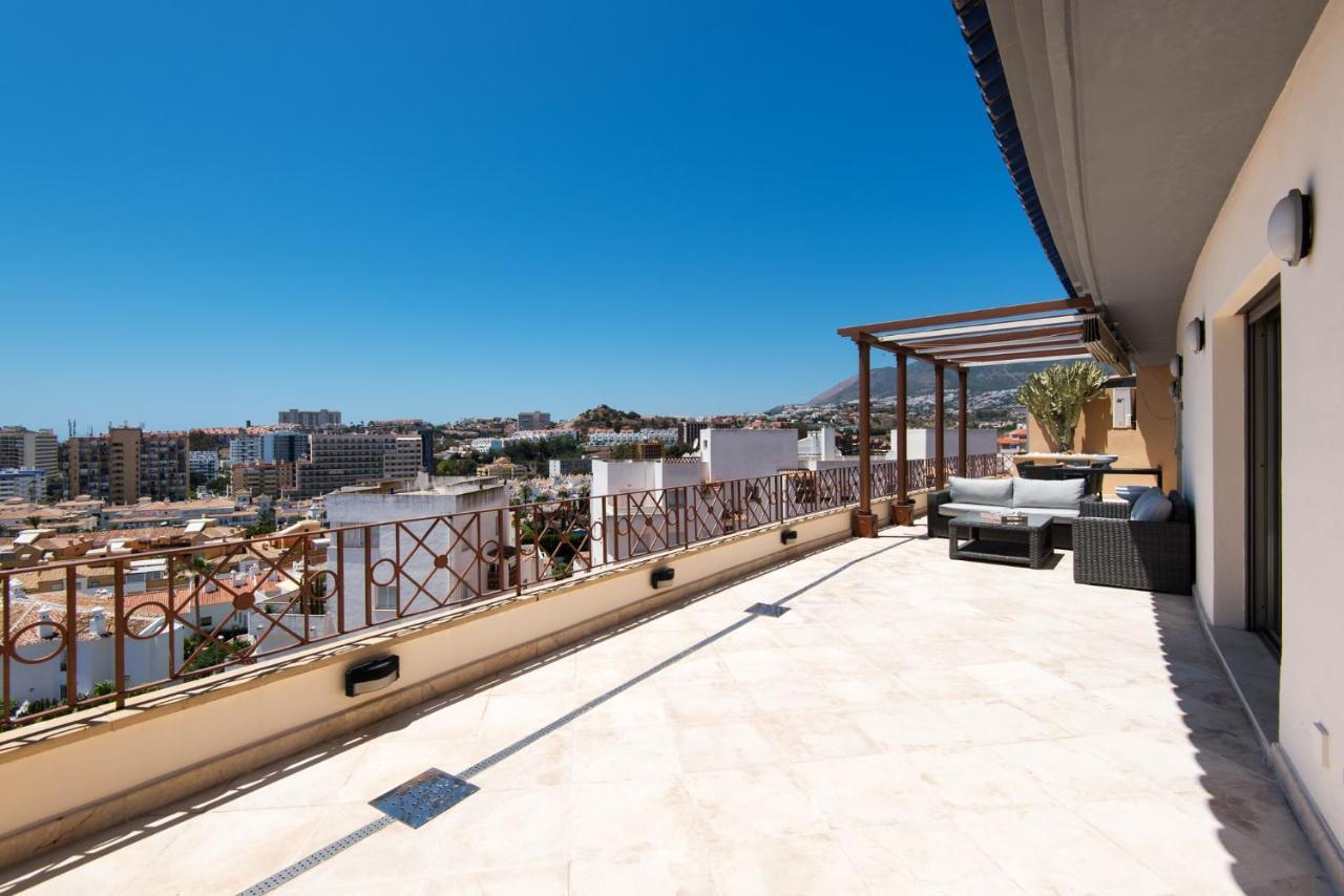 Ph Bellagio: Luxurious And Romantic Duplex Penthouse With Private Pool & Sea Views Benalmádena Kültér fotó