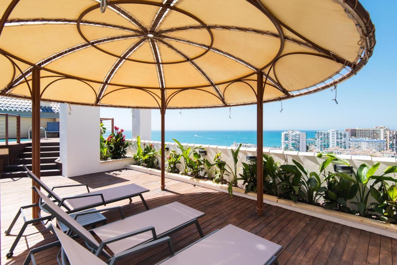 Ph Bellagio: Luxurious And Romantic Duplex Penthouse With Private Pool & Sea Views Benalmádena Kültér fotó